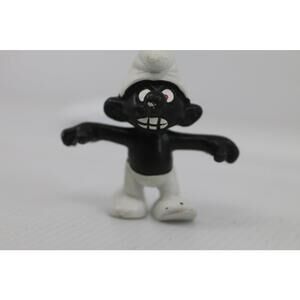 Angry Smurf Black Teeth Vintage 20007 Figure Schleich Peyo Figurine 1966-Large